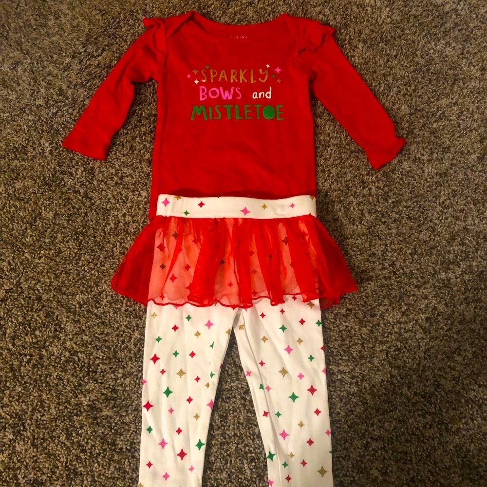 12 month Christmas outfit